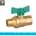 Dzr602 Brass Valve with Butterfly Handle for Water (a. 0112)